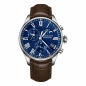 Preview: AEROWATCH Armbanduhr A 78990 AA04 Mondphase Chrono Quarz, Saphirglas
