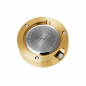 Preview: MONDAINE A660.30318.82SBG Magnet Clock als Tisch oder Anheftuhr goldfarben 50mm