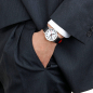 Preview: Mondaine Classic Armbanduhr A667.30360.11SBBV, Day-Date, 40mm Bahnhofsuhr