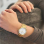 Preview: ABELER & SÖHNE AS206 Damen Armbanduhr Goldfarben Saphirglas 10ATM