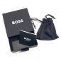 Preview: BOSS Herren Armband 1580700M braunes Lederband Edelstahl Goldfarben 21cm
