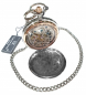 Preview: Carl von Zeyten Alb CVZ0040RSL Taschenuhr Handaufzug Skelett, Dual Time, Tag-Nacht