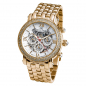 Preview: Carl von Zeyten Damen Armbanduhr Automatik CVZ0062GWHM Kniebis goldfarben