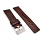 Preview: Tommy Hilfiger Ersatzband Leder braun Krokoprägung Stegbreite 22mm
