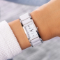 Preview: DUGENA Damen Armbanduhr Keramik / Edelstahl 4460506