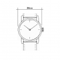 Preview: AEROWATCH A 81105 JA02 M Chrono Lady goldfarben, Perlmuttzifferblatt