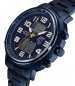 Preview: ETT EcoTechTime Funk-Solar World Time Hunter II EGS-11445-32M Herrenuhr Blau
