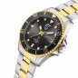 Preview: ETT Eco Tech Time Funk-Solar EGS-11606-25M Herren Armbanduhr Taucheruhr 20ATM bicolor