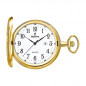 Preview: FESTINA F2028-1 Savonette Taschenuhr mit Kette, Datum, goldfarben