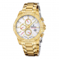 Preview: Festina Herren Armbanduhr F20705-1 Chrono Edelstahl 10 ATM Goldfarben