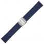 Preview: Ersatzband Wechselband Luminox 24mm Kautschuk blau XS - XL Länge