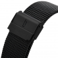 Preview: Lilienthal Berlin B023C Mesh-Band schwarz Stegbreite 20mm aus 316L Chirurgenstahl