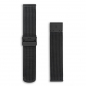 Preview: Lilienthal Berlin B023C Mesh-Band schwarz Stegbreite 20mm aus 316L Chirurgenstahl