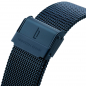 Preview: Lilienthal Berlin B023E Mesh-Band blau Stegbreite 20mm aus 316L Chirurgenstahl