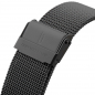 Preview: Lilienthal Berlin B023F Mesh-Band dunkel-grau Stegbreite 20mm aus 316L Chirurgenstahl