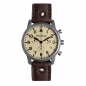 Preview: Messerschmitt Herren Armbanduhr Fliegeruhr ME-4544-BL Chronograph Lederband