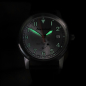 Preview: Messerschmitt ME163-80-5 Fliegeruhr Lederband Ronda-Werk, 10ATM