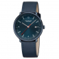 Preview: MONDAINE Armbanduhr MLE.41240.LDV Doppio Saphirglas, 41mm, Blaues Veganes Apfelleder