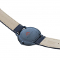 Preview: MONDAINE Armbanduhr MLE.41240.LDV Doppio Saphirglas, 41mm, Blaues Veganes Apfelleder