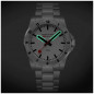 Preview: MONDAINE Numeri MSN.4211B.SK, 42mm, Saphirglas, BackLight