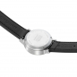 Preview: MONDAINE MST.34020.LBV.SET Damenuhr schwarz stop2go Saphirglas, 34mm mit Extraband