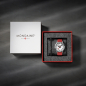 Preview: MONDAINE MST.4101B.LBV.2SE.rot Armbanduhr stop2go BackLight Saphirglas, 41mm