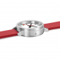 Preview: MONDAINE MST.4101B.LBV.2SE.rot Armbanduhr stop2go BackLight Saphirglas, 41mm