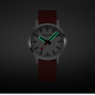 Preview: MONDAINE MST.4101B.LBV.2SE.rot Armbanduhr stop2go BackLight Saphirglas, 41mm