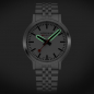 Preview: MONDAINE MST.4101B.SJ Herren Armbanduhr stop2go BackLight Saphirglas, 41mm