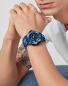 Preview: Philipp Plein Herren Armbanduhr PWAAA1021 The Skull Goldfaben Blau Camouflage