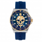 Preview: Philipp Plein Herren Armbanduhr THE $KULL DIVER PWOAA0222, Silikon, Blau