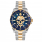 Preview: Philipp Plein Herren Armbanduhr THE $KULL DIVER PWOAA0722, bicolor, Blau