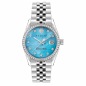 Preview: Philipp Plein Damen Armbanduhr PWYAA0423 Date Superlative Edelstahl, Turquoise