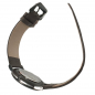 Preview: Regent Herren Armbanduhr 1111552 Datum Lederband grau