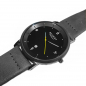 Preview: Regent Herren Armbanduhr 1111552 Datum Lederband grau