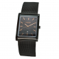 Preview: Regent 1151770 schicke Armbanduhr für Herren in schwarz