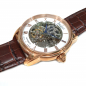 Preview: REGENT Herren Automatikuhr GM-1433 Saphirglas, made in Germany, Skelettiert