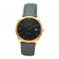 Preview: REGENT Herren Armbanduhr UM-1410 Lederband Saphirglas
