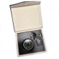 Preview: Aristo TAU-8 Taschenuhr mit Kette, unbranded, Sellita-Werk Handaufzug