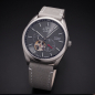 Preview: UMR RUHLA Automatic 80303 Herren Armbanduhr Titan, Spahirglas, kleine Sekunde, 24h-Anzeige