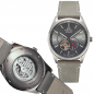 Preview: UMR RUHLA Automatic 80303 Herren Armbanduhr Titan, Spahirglas, kleine Sekunde, 24h-Anzeige