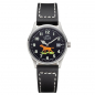 Preview: UMR Ruhla Armbanduhr Jagdhund 88101 Ronda-Werk Lederband schwarz, 37mm, 10ATM