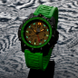 Preview: Luminox Herren Armbanduhr XS.3337 Commando Grün, Taucheruhr, Saphirglas, 24h-Anzeige