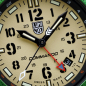 Preview: Luminox Herren Armbanduhr XS.3337 Commando Grün, Taucheruhr, Saphirglas, 24h-Anzeige
