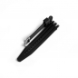 Preview: Ersatzband Wechselband Vostok Europe Energia Rocket Silikonarmband 26 mm in schwarz