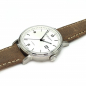 Preview: ABELER & SÖHNE AS2671 Herren Armbanduhr Automatik ETA-Werk Datum Saphirglas Lederband