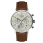 Preview: Bauhaus 2086-5 Herrenuhr Solar Chronograph mit Lederarmband
