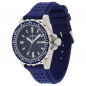 Preview: DUGENA Herren Armbanduhr Taucheruhr Divers Friend 4460980 20 ATM Day-Date blau