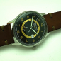 Preview: IRON ANNIE G38 Herren Armbanduhr 5342-2 GMT, Lederband