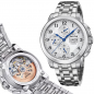 Preview: JAGUAR J978-1 Herren Automatikuhr Valjoux 7750 Day-Date silbern Saphir 10ATM